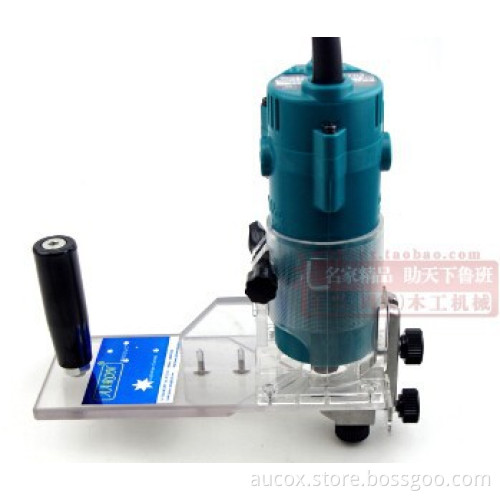 Hard Plastic TRIMMER BASE balance board for electric woodworking trimming machine